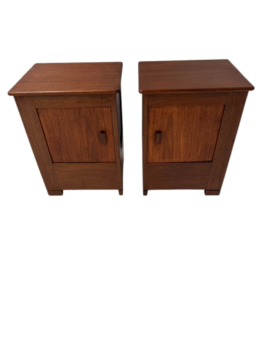 Art Deco Modernist Nightstands by J.A. Muntendam for L.O.V. Oosterbeek, 1920s 2